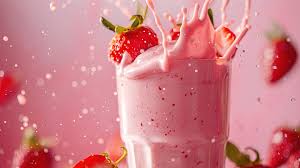 Çilekli Milkshake